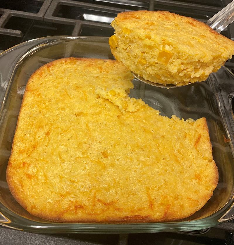 Cheesy Creamed-Corn Skillet Cornbread Recipe