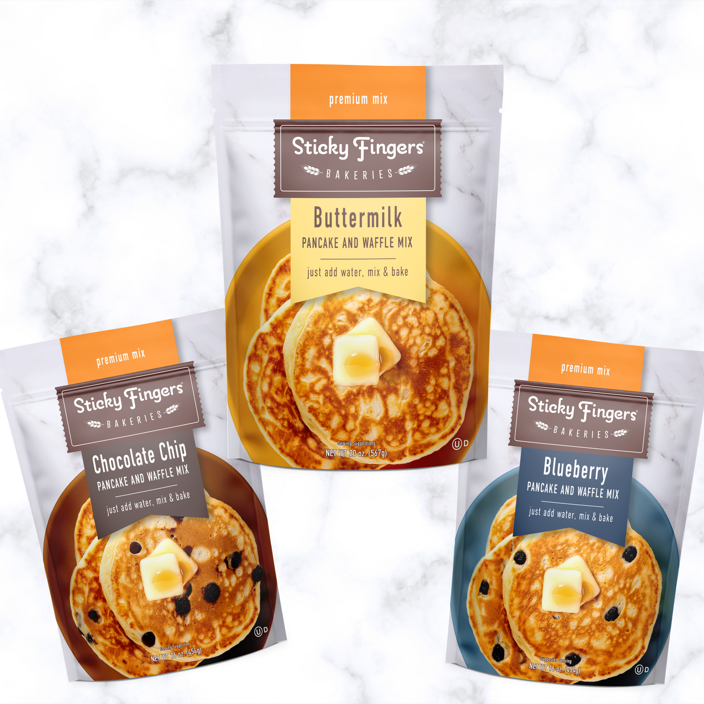 Sticky Finger's Pancake & Waffle Mix Bundle