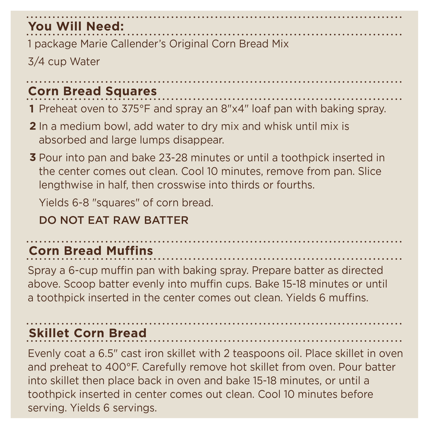 Marie Callender's Supper-Sized Air Fryer Corn Bread – Custom Bakehouse